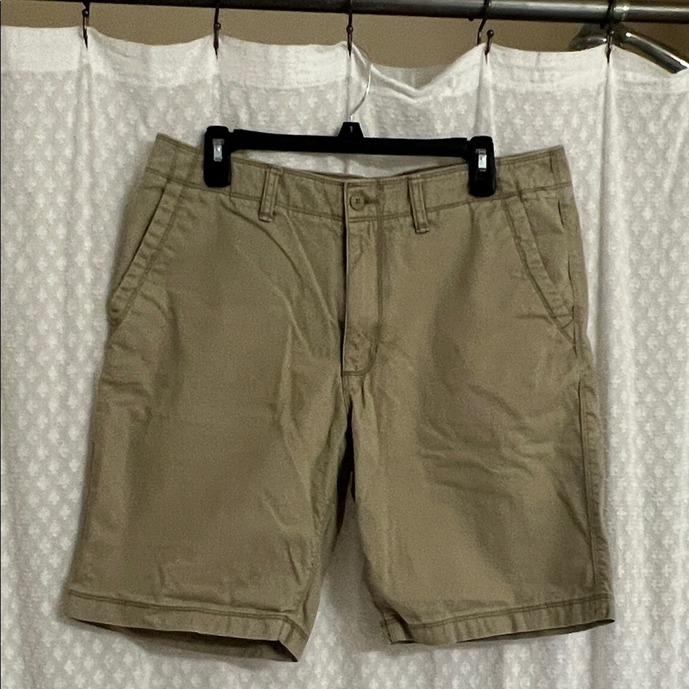 Old Navy Men's Khaki Flat Front Shorts